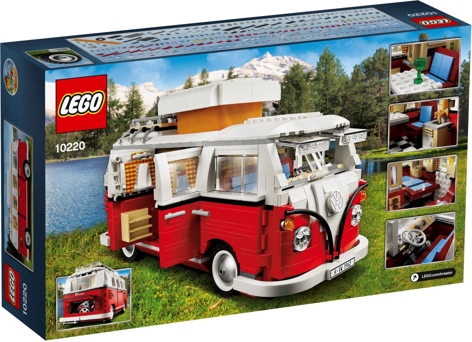 Lego UK LEGO Creator 10220 Volkswagen T1 Camper Van
