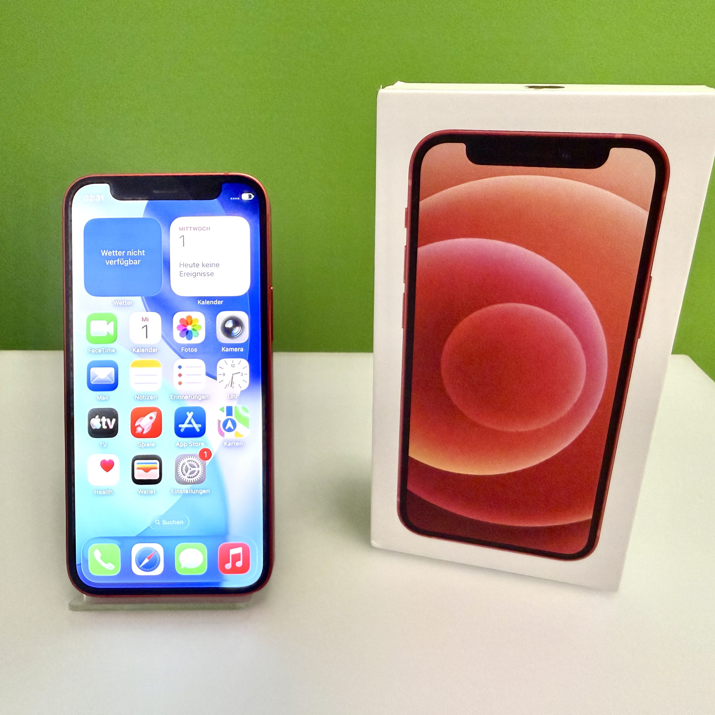Apple iPhone 12 Mini 128GB Schwarz · 5G · IP68 · 128GB · Rot (§25a)