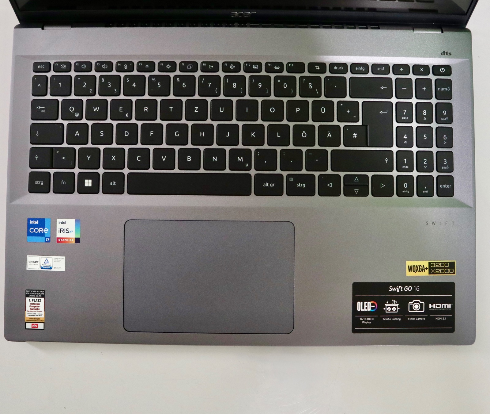 Acer Swift Go 16 i7-1355U 16GB 512GB NVMe OLED 3.2K