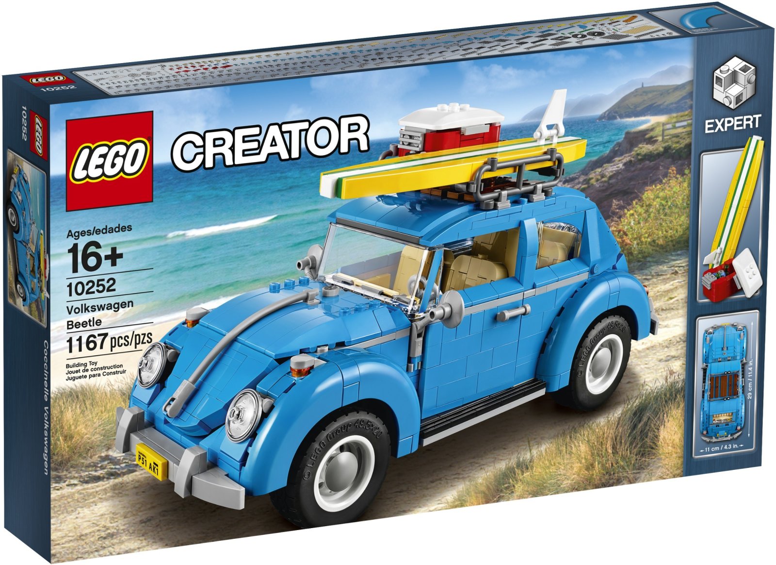LEGO Volkswagen Käfer Beetle · 1167 Teile · Creator Expert