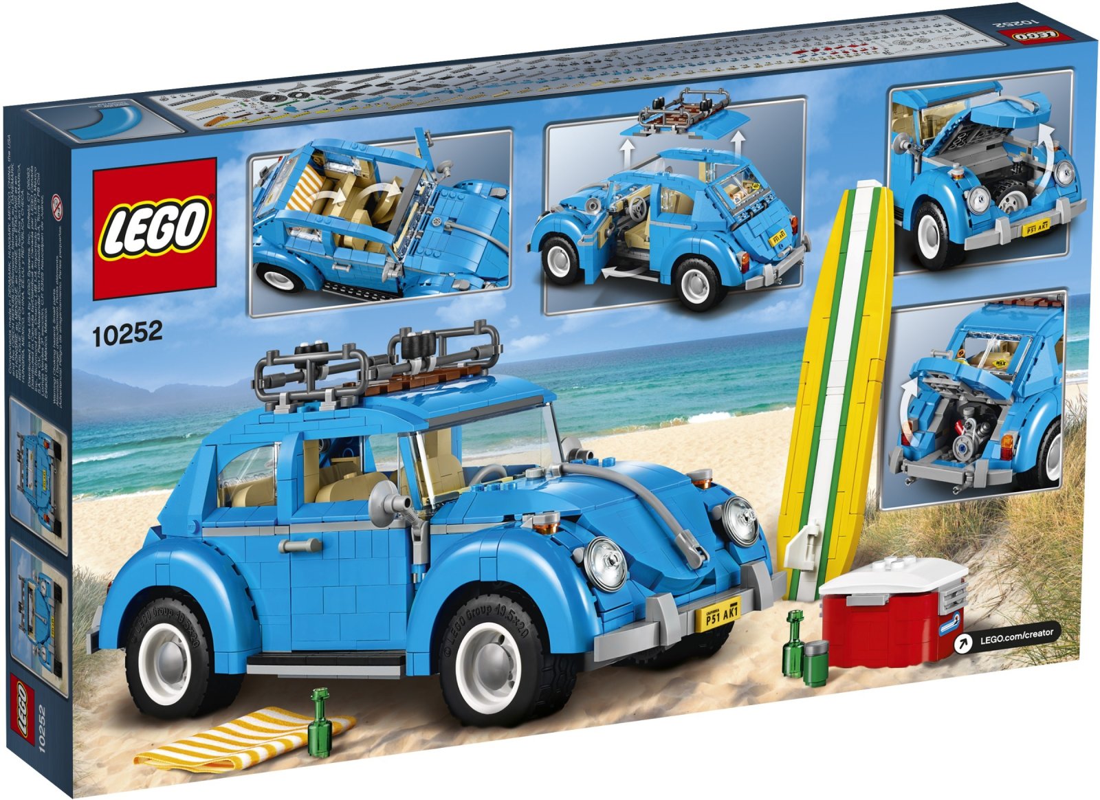 LEGO Volkswagen Käfer Beetle · 1167 Teile · Creator Expert