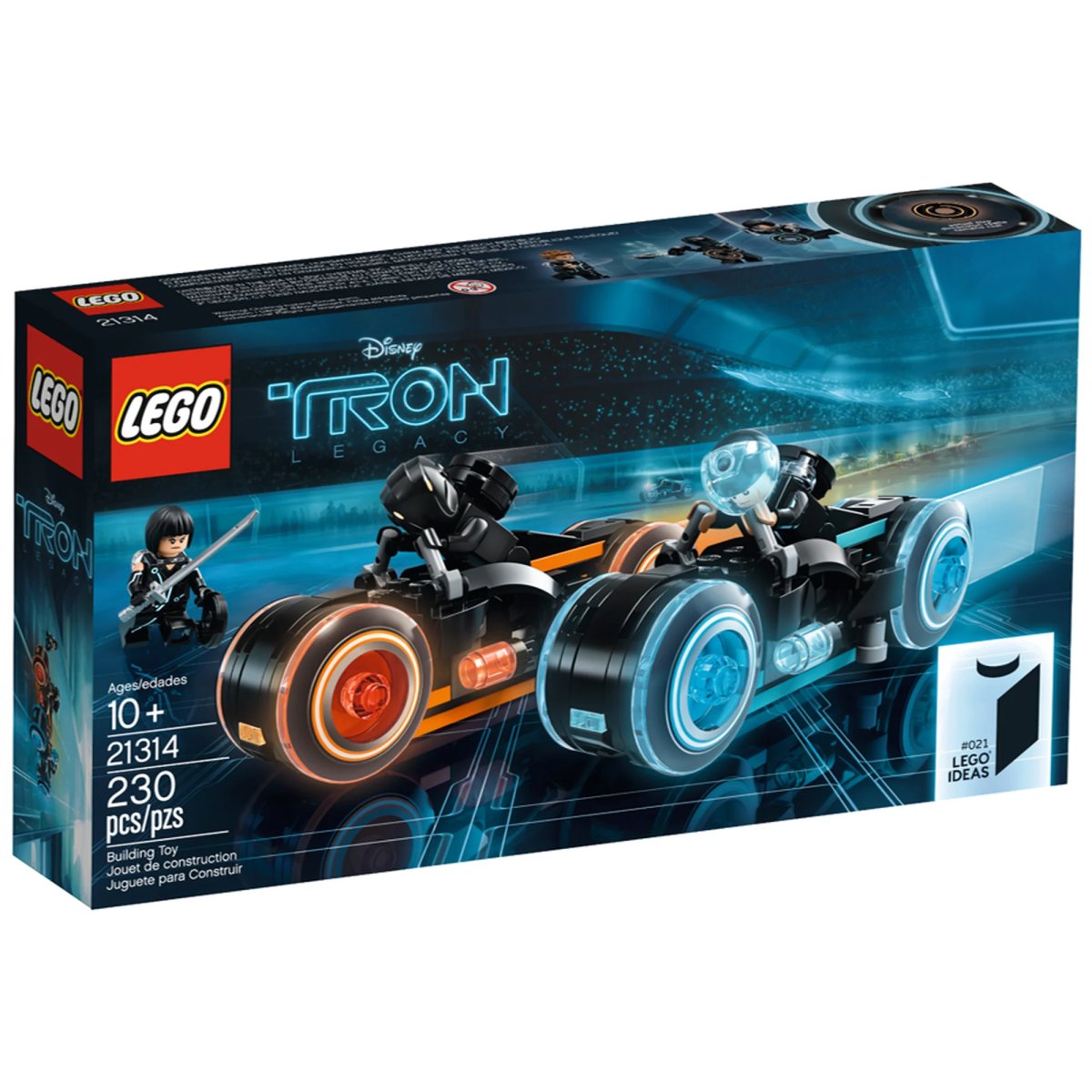 LEGO Ideas TRON: Legacy Set 21314 · 230 Teile · 3 Figuren (§25a)
