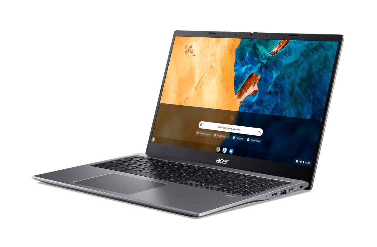 Acer Chromebook 15.6" FHD Touch i5-1135G7 8GB 512GB SSD · 512GB PCIe NVMe SSD · Steel Gray